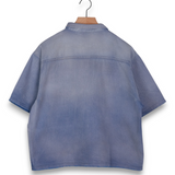 Paly loVE S/S Herringbone Work Shirt - Navy