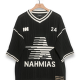 Nahmias Knit Star Football Shirt - Black