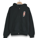 Rhude Fumar 91 Zip Up Hoodie - Black