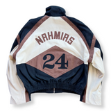 Nahmias Canvas Moto Jacket - Black/Brown