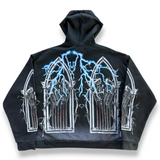 Who Decides War Engine Hooded Pullover Hoodie - Coal