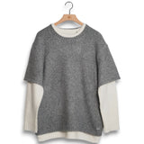Nahmias Layered Sweater - Grey