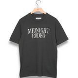 Midnight Rodeo Distressed Classic Tee - Vintage Black