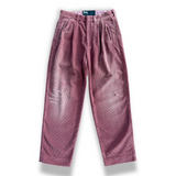 Paly Synanon Cord Pleated Pant - Burgundy