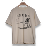 Rhude I Need A Getaway Tee - Vintage White
