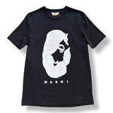 Marni Wolf Print T-Shirt - Black