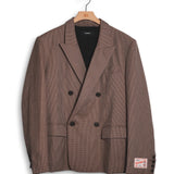 Nahmias Double Breasted Blazer - Brown