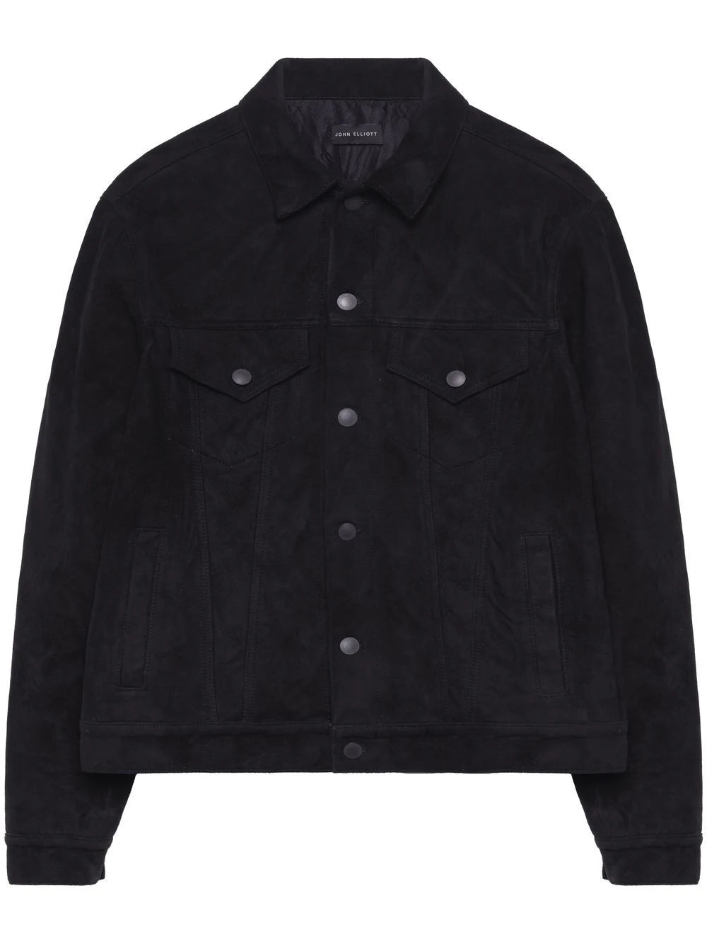 John Elliot Suede Thumper Jacket - Black