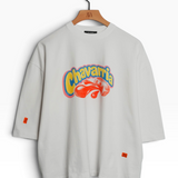 Willy Chavarria OS Chavaloo Buffalo Tee - Snow White