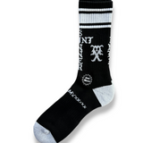 Saint Mxxxxxx Sock - Black/Silver