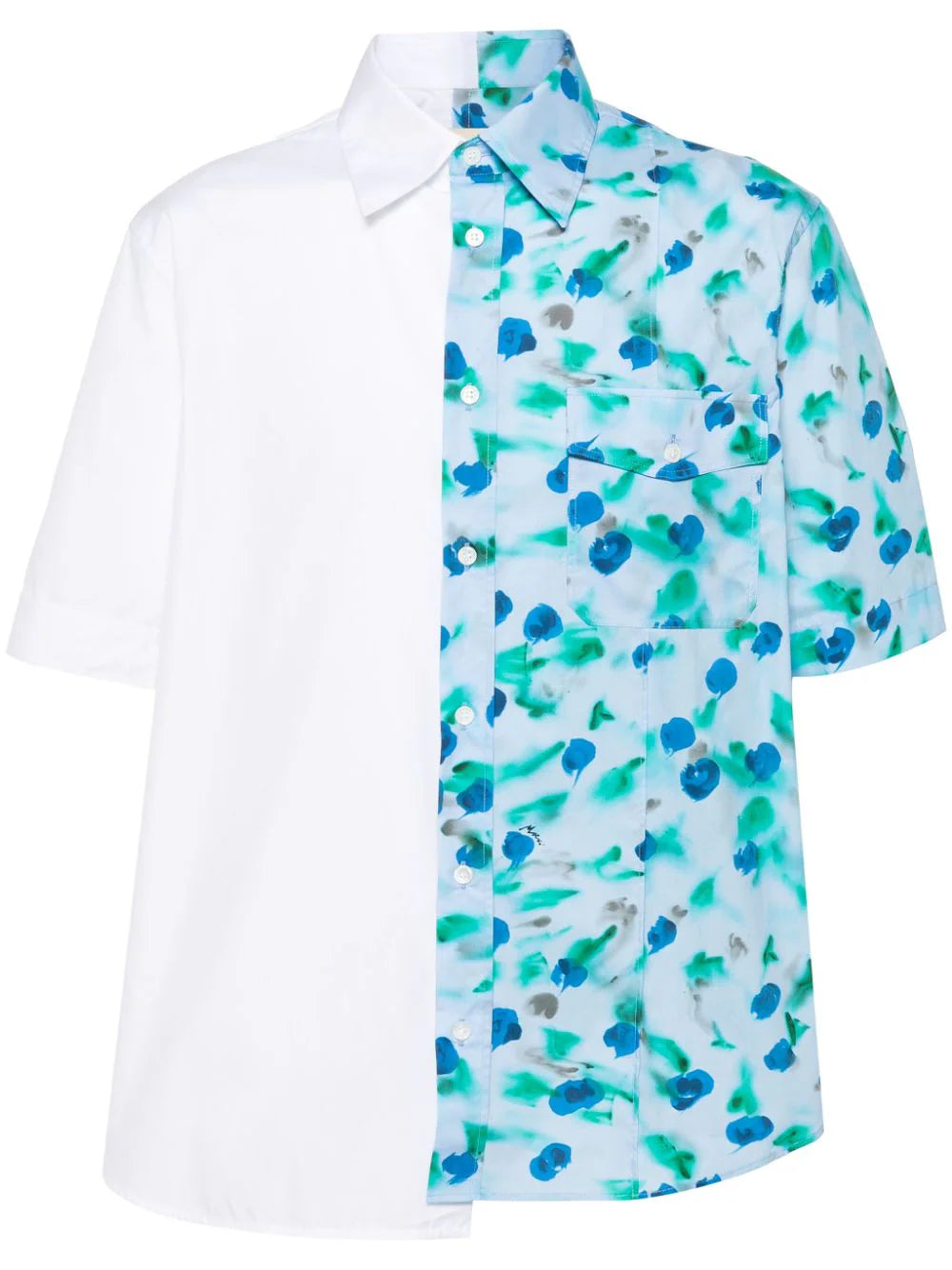 Marni Split Popeline Short Sleeve Shirt