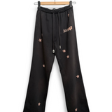 Nahmias Flower Groms Wide Sweatpants - Aged Black