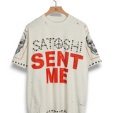 Satoshi Nakamoto Satoshi Sent Me Tee - White