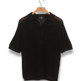 Represent Beverly Knit Polo - Jet Black