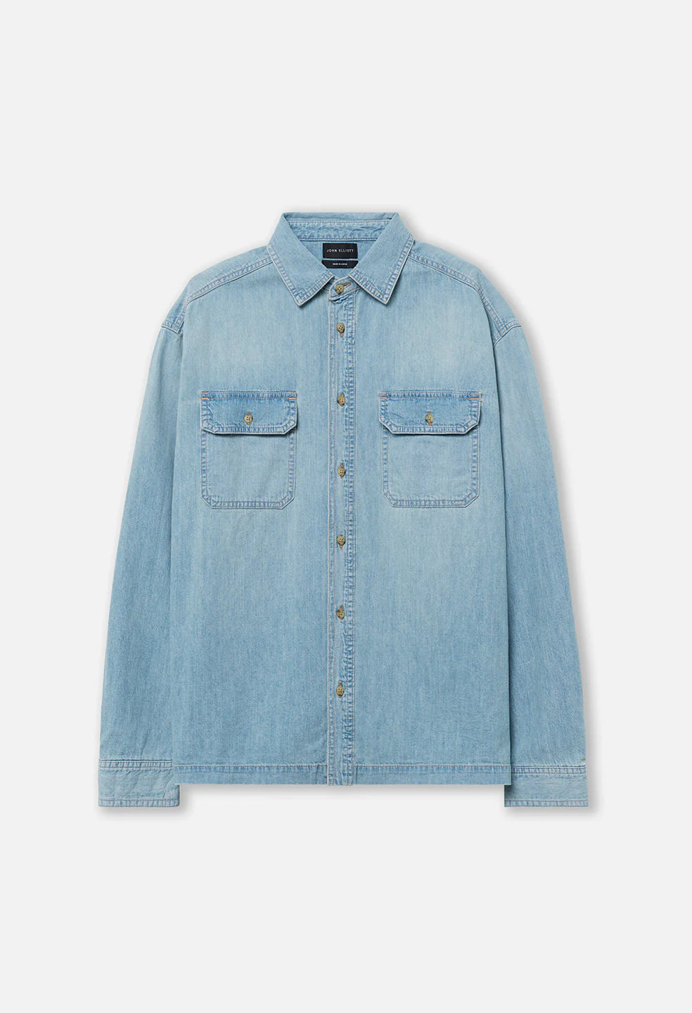 John Elliott Princeton Work Shirt Indigo