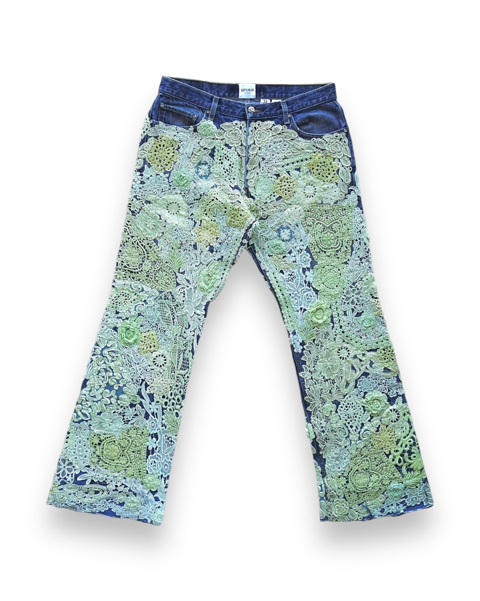 Earthling VIP Poetic Lust Pants - Green/Blue