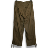 Rhude Linen Parachute Pant - Olive Green