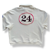 Nahmias L/S Polo Henley Shirt - Egg White