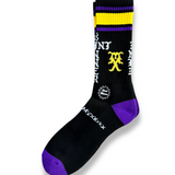 Saint Mxxxxxx Sock - Black/Purple
