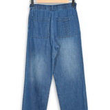 Commas Cotton Hemp Denim Trouser - Denim
