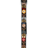 Nahmias Crochet Floral Belt - Black
