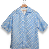 Marni Printed Rhymes Popelin Shirt - Sky