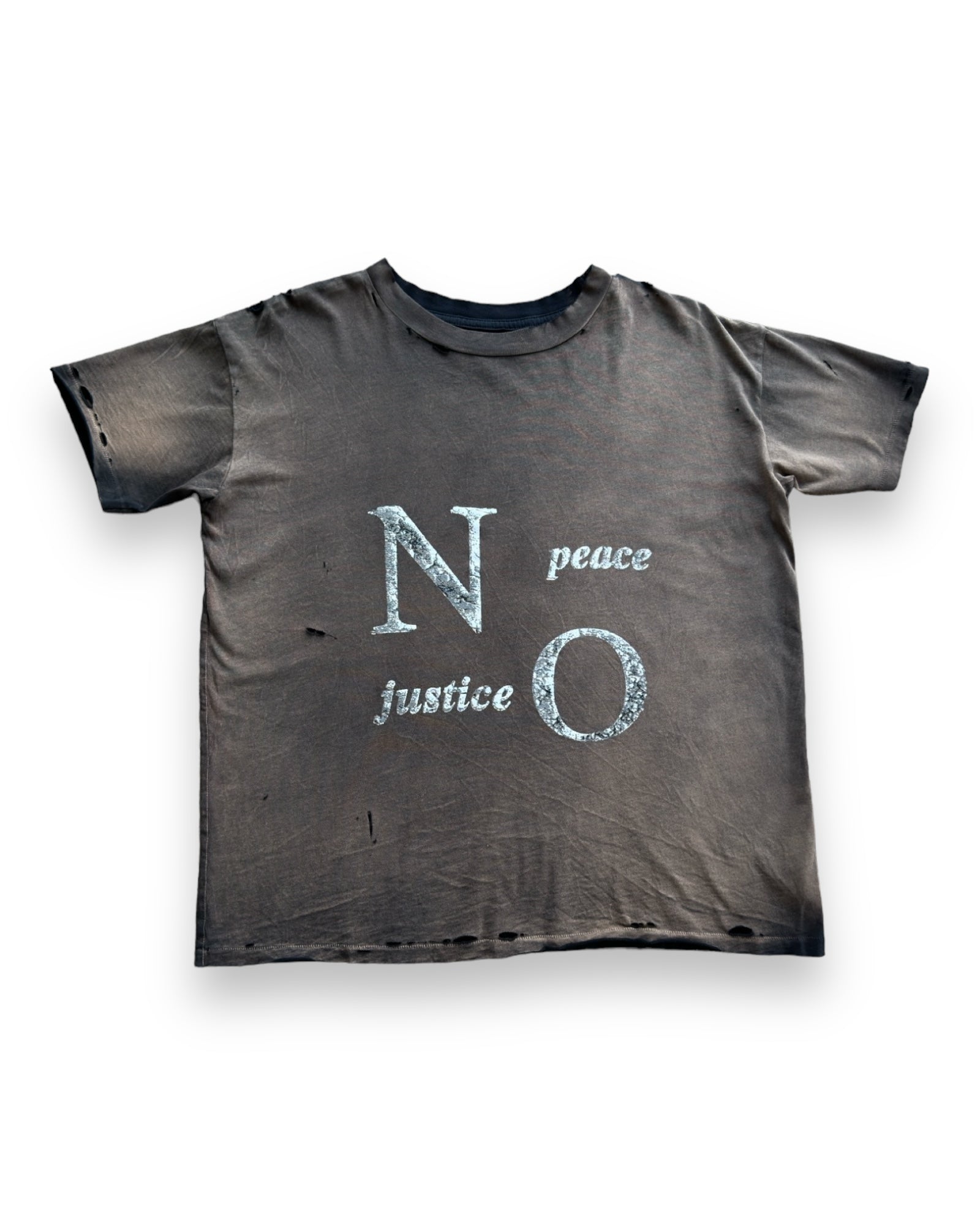 Willy Chavarria No Justice No Peace Easy Tee - Black