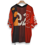 Amiri Spliced Oversized Tee - Multicolor