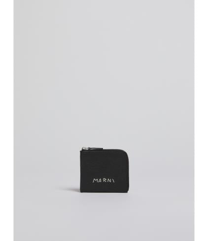 Marni Zip Wallet Black