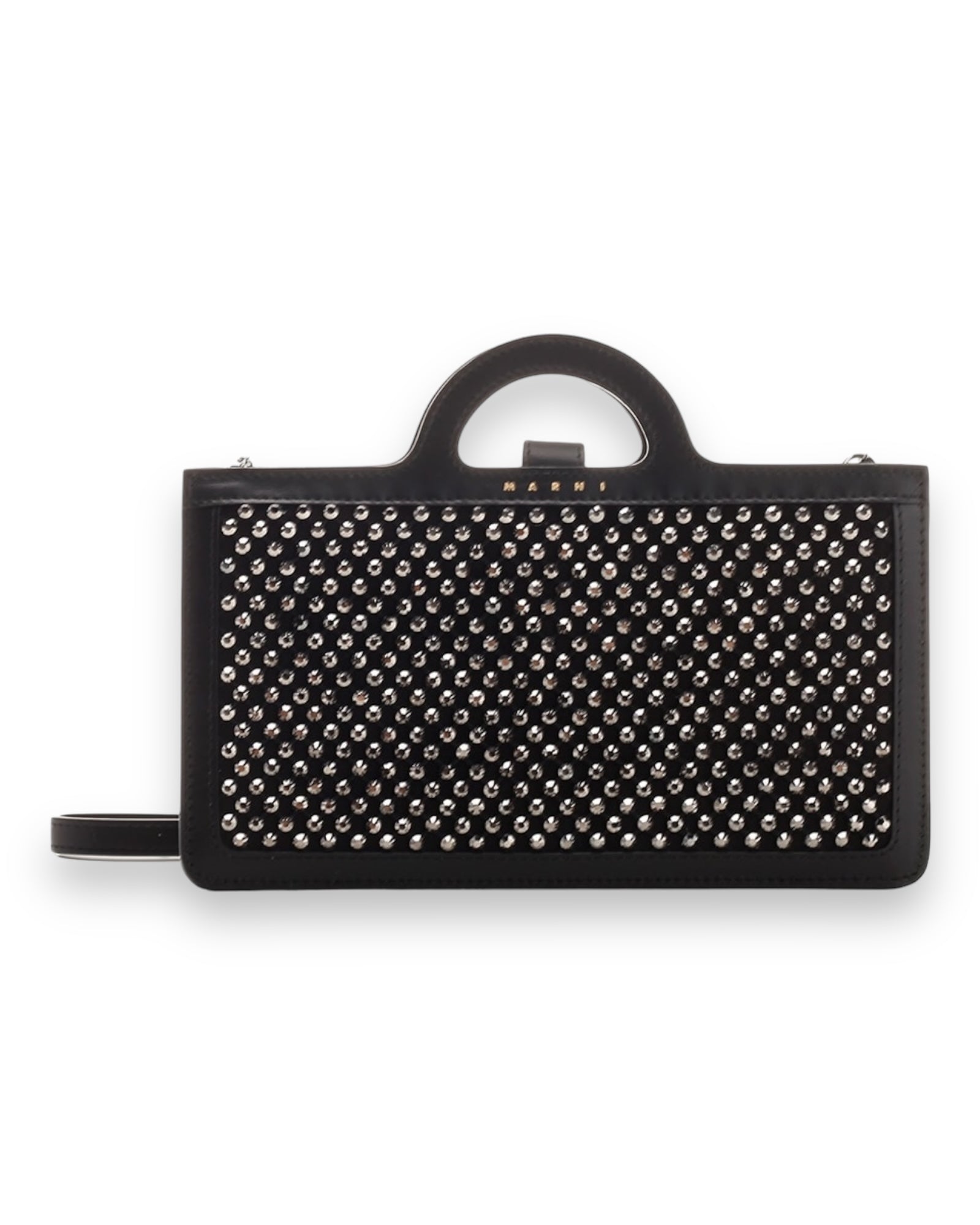 Marni Long Wallet with Chain - Black