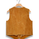 Midnight Rodeo Suede Vest - Tan