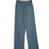 Nahmias Flower Trip Wide Sweatpants - Steel Blue