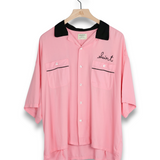 Saint Mxxxxxx Bowling Shirt - Trump Pink