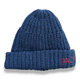 Paly Hand-Knit Beanie - Navy