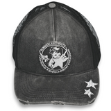 Nahmias Youth Enrichment Washed Trucker Hat - Worn Black