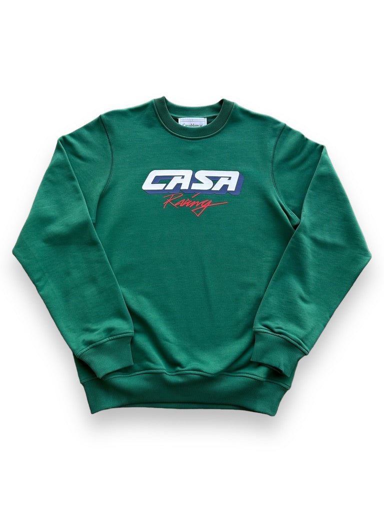 Casablanca Casa Racing 3D Printed Sweatshirt - Evergreen