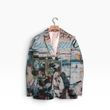 Kidsuper - Sunday Mornings Jaquarded Suit Top - Multi