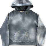 Alchemist Stud Throwback Hoodie - Concrete