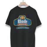 Rhude Racing Crest Tee - Black/Navy