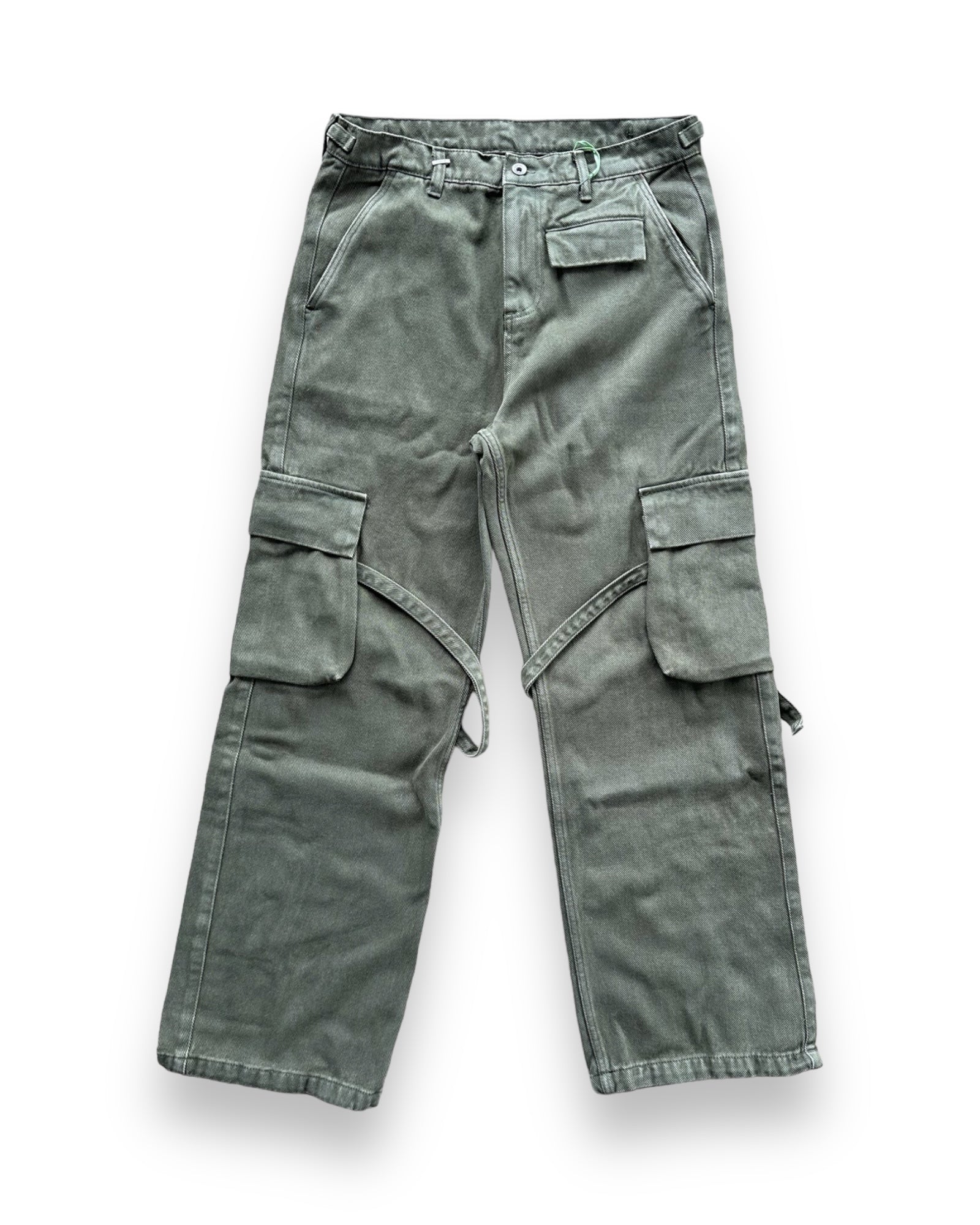 Flaneur Phone Pocket Cargo Pants - Green