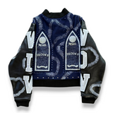 Who Decides War Hardware Cathedral Varsity Jacket - Indigo