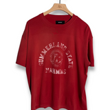 Nahmias Summerland State Boxy Tee - Ruby Red
