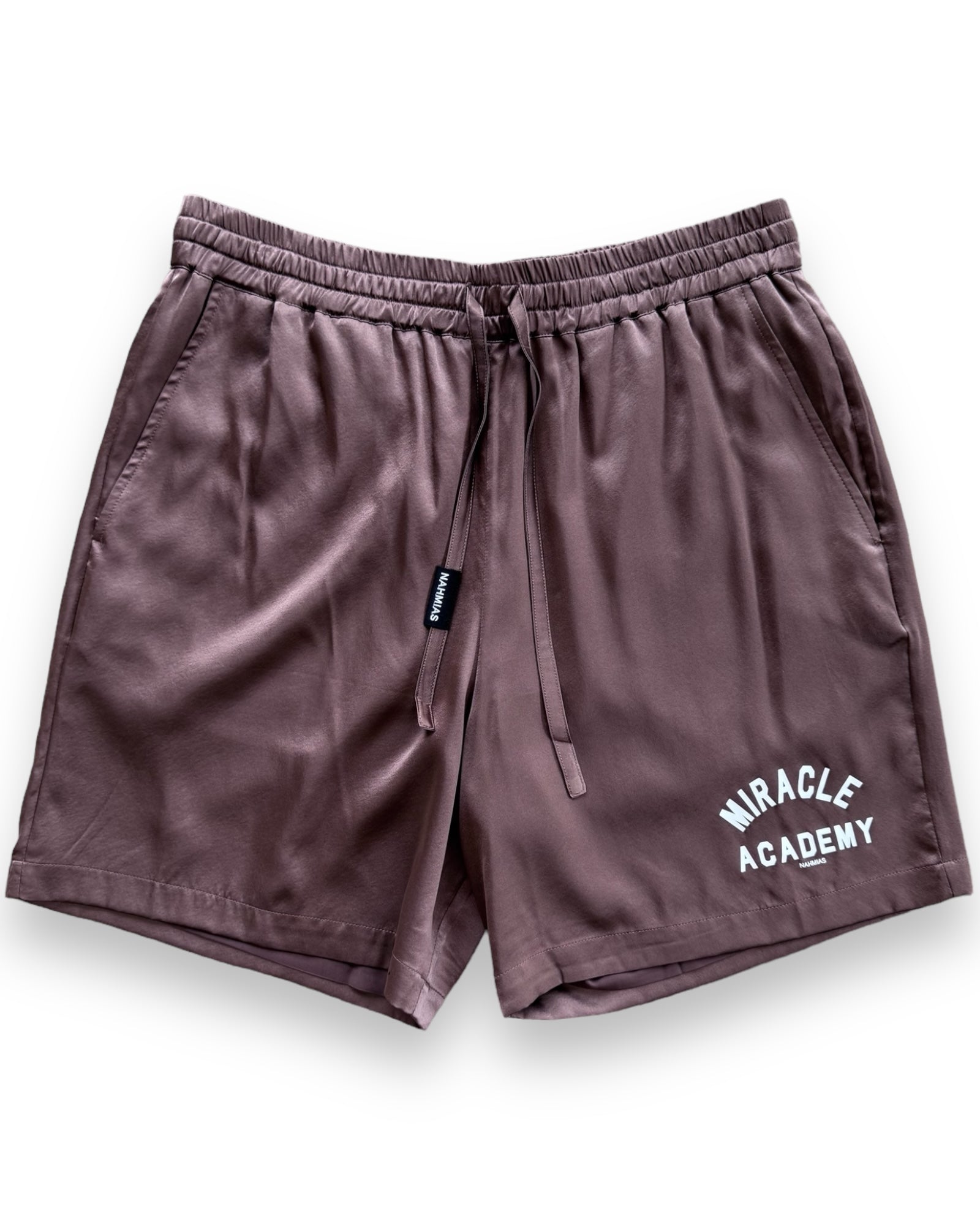 Nahmias Miracle Academy Silk Shorts - Brown