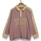 Kidsuper Terrycloth Stars Shirt - Pastel Pink