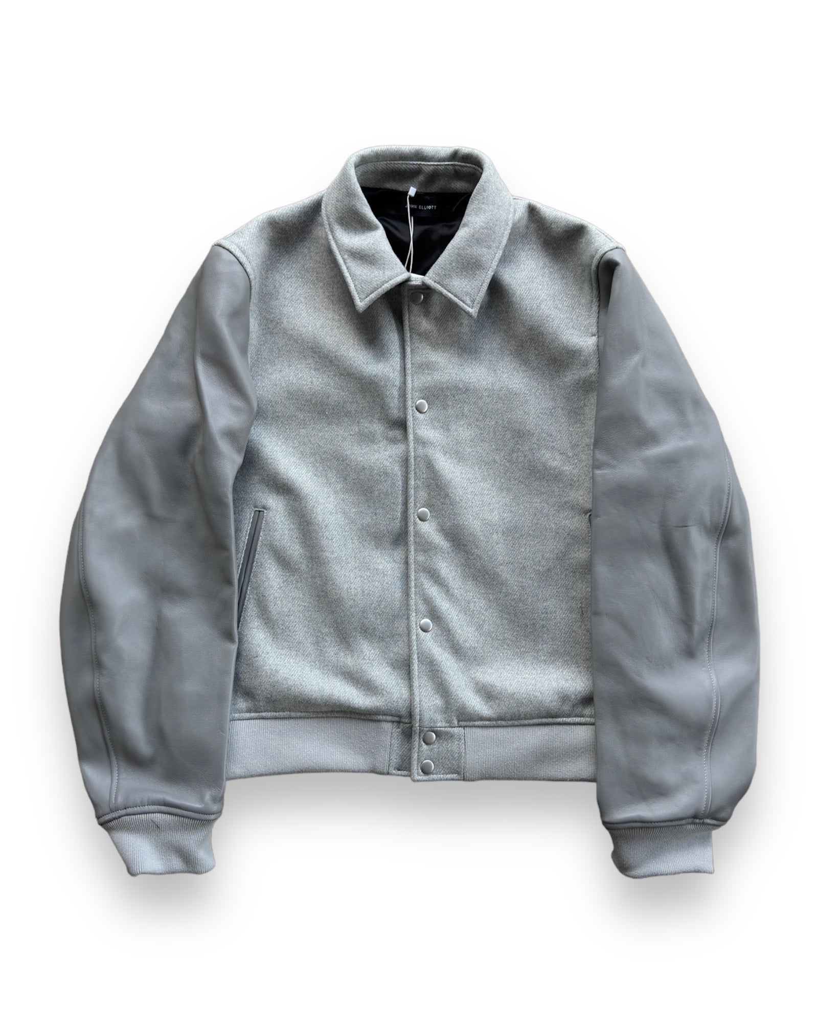 John Elliott Leather Varsity - Grey