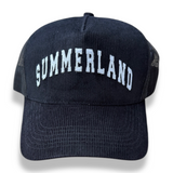 Nahmias Summerland Corduroy Trucker Hat - Black