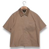 Represent Ramona Zipped Shirt - Vintage Khaki