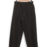 Willy Chavarria Toluca Pant - Black/White Stripe
