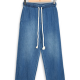 Commas Cotton Hemp Denim Trouser - Denim