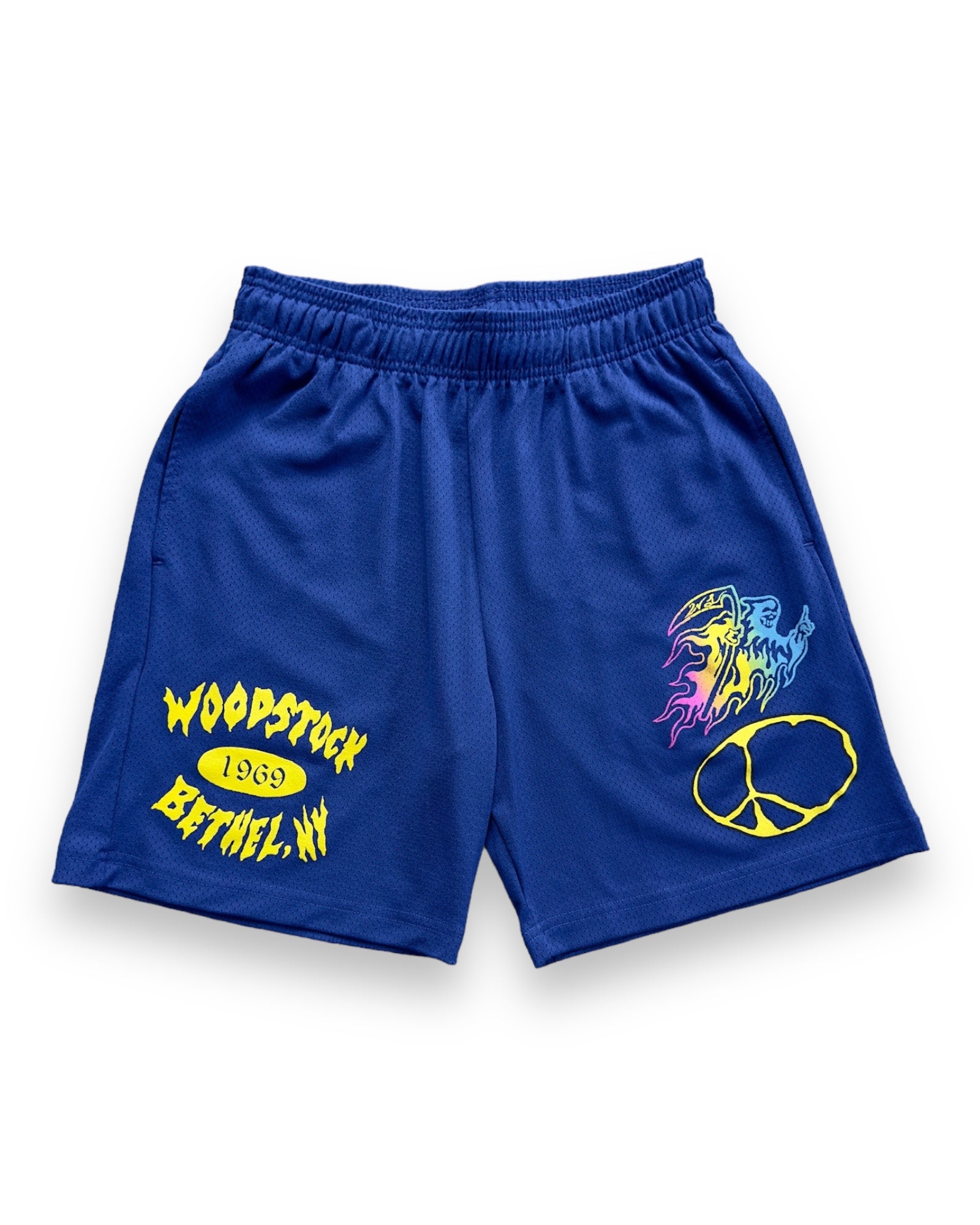 Warren Lotas Woodstock Mesh Shorts - Blue